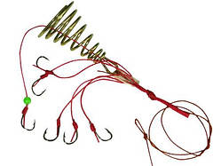 Годівниця обладнана супутником (спіраль) 5 гачків