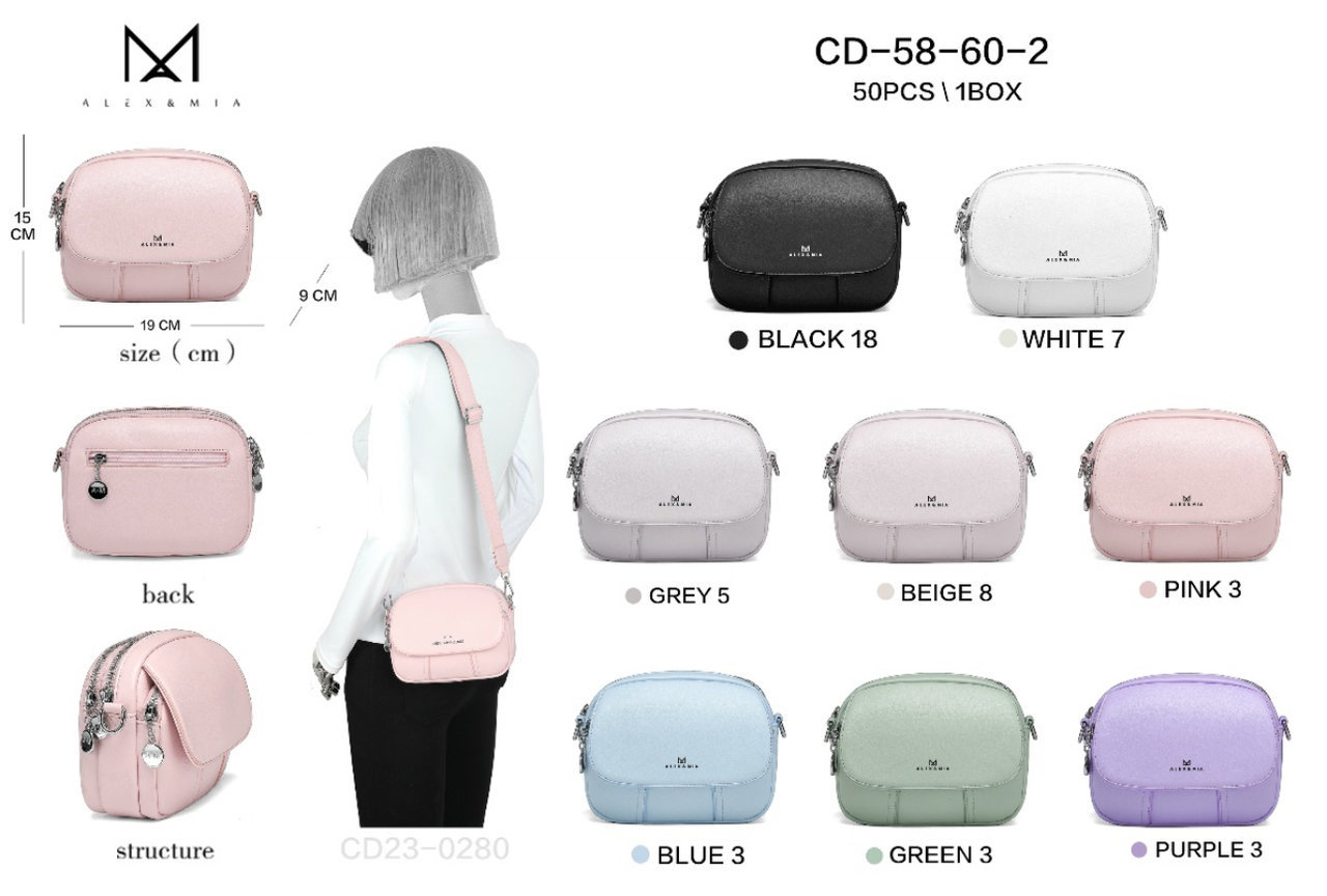 Жіноча стильна сумочка Alex&Mia (гуртом/роздріб)