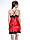Сорочка шовкова Serenade (Серенада) 482 Червоно-чорний, фото 2