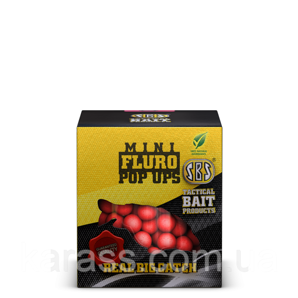 Бойли плавучі SBS Mini Fluro Pop Ups 8 mm Squid&Octopus