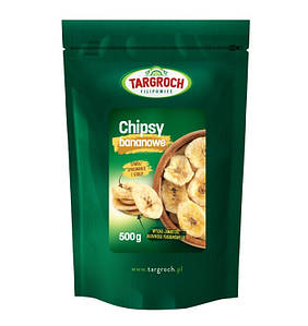 Targroch Бананові чіпси, 500 г