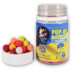 Pop-Up  Piranhas Baits Sport Series Color Mix 8мм