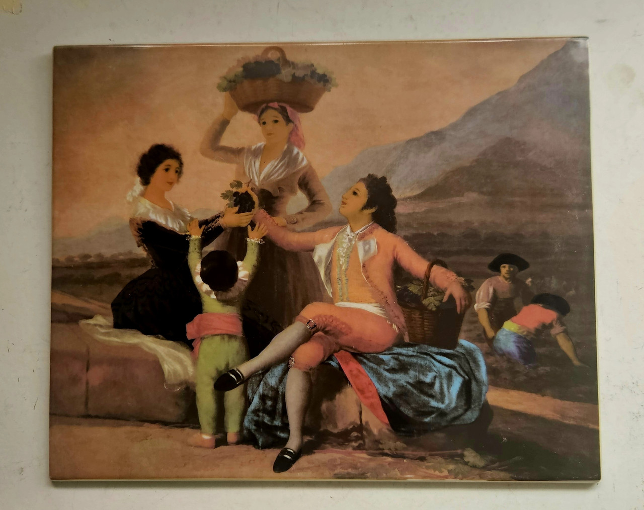 Антикварне Порфорове настінне панно, фото 1