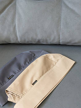 Бандана кухарська з вишивкою лого Бежева | Косинка