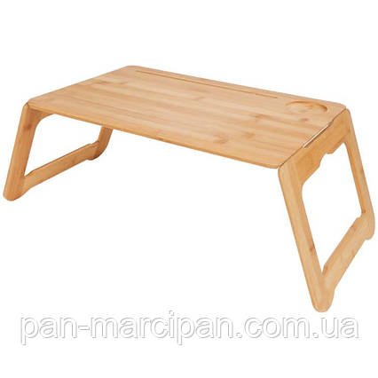 Бамбуковий столик для ноутбука