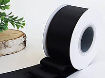 Стрічка Репсова 4 см ≈23 м колір Чорний