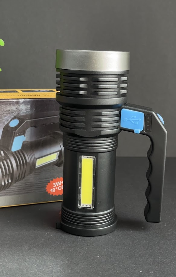 Ліхтар Multi Function Portable Lamp водонепроникний. Світлодіодний ручний ліхтар із зарядкою від USB