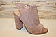 Босоніжки жіночі рожеві на підборах Б1627, фото 6