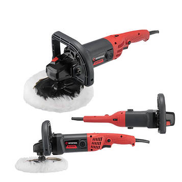 Машина полірувальна 1400 Вт, 800-3200 об/хв, 180 мм, 230 В, INTERTOOL WT-1800