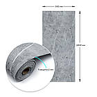 Текстурні самоклеючі шпалери Сірий мармур 2800х500х1.5 мм (SW-00001414), фото 3