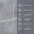 Текстурні самоклеючі шпалери Сірий мармур 2800х500х1.5 мм (SW-00001414), фото 5