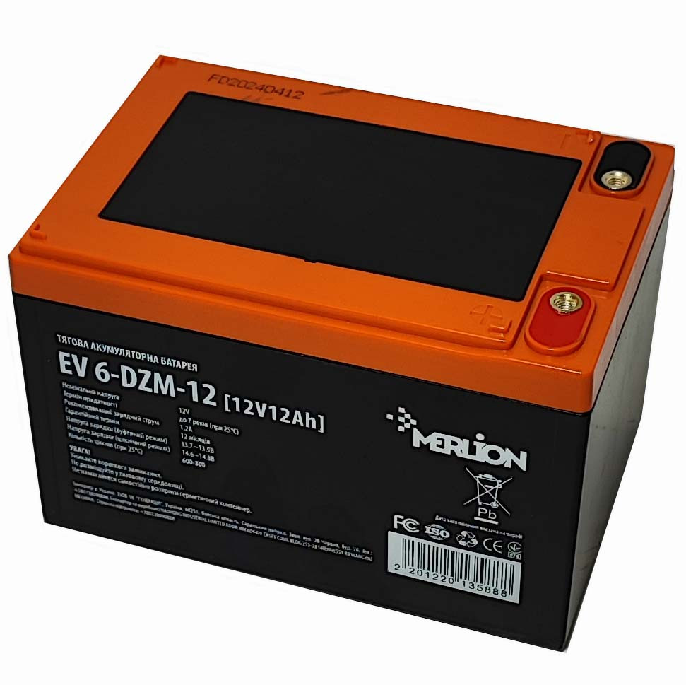 Тяговий акумулятор для дитячого квадроцикла DZM 12 V 12 Ah