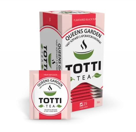 Чай фруктовий TOTTI Tea «Королівський сад» пакетований 25 шт по 2г.