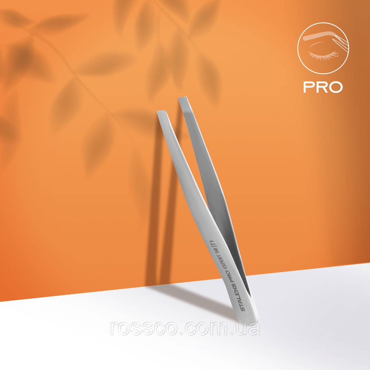 ПІНЦЕТ ДЛЯ БРІВ STALEKS PRO EXPERT 10 TYPE 1 TE-10/1