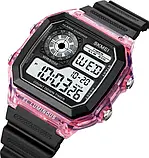 Спортивний електронний водонепроникний годинник Skmei 1998PL Purple., фото 4
