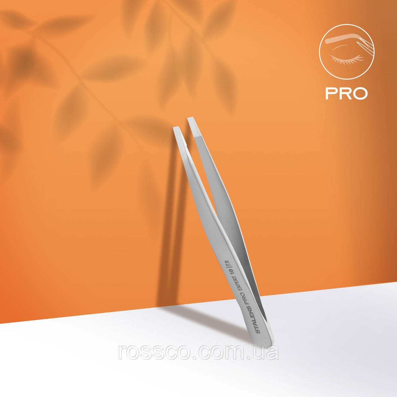 ПІНЦЕТ ДЛЯ БРІВ STALEKS PRO EXPERT 10 TYPE 2 TE-10/2