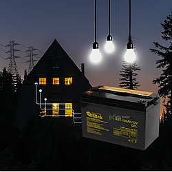Акумуляторна батарея Altek ABT-100Аh/12V GEL, гелева для ДБЖ, сонячних батарей (акумулятор гелевий)