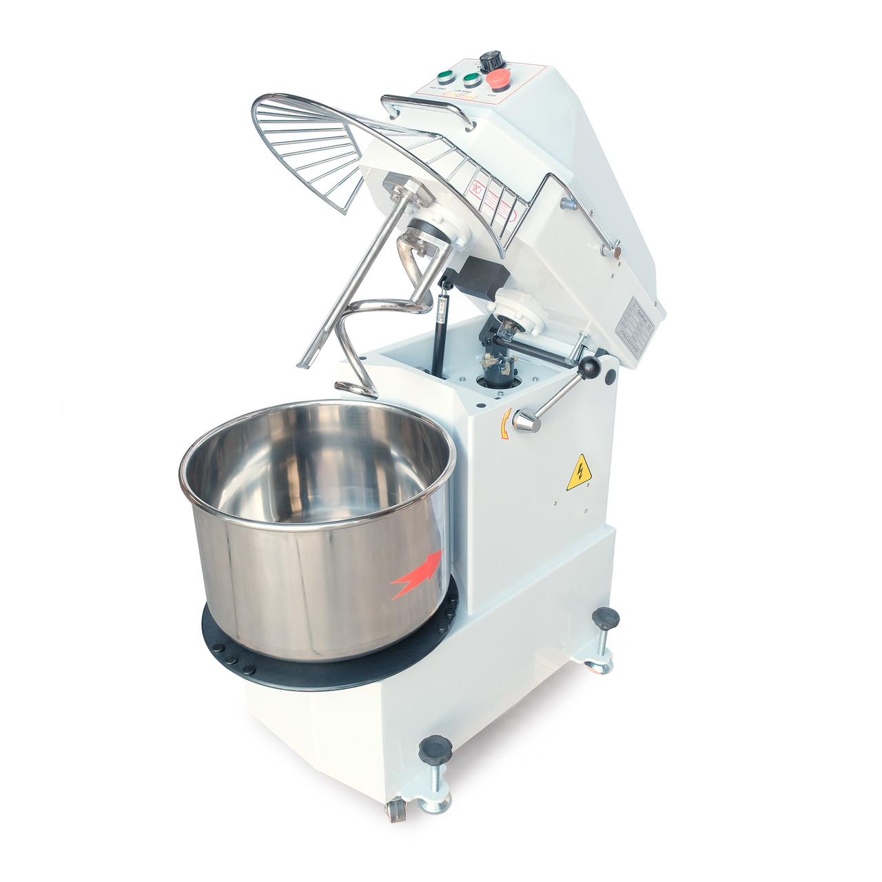 Тістоміс спіральний SM30T2VRB, 33 л, 380В, 2 швидкості, знімна діжа, підйомна голова, реверс, фото 1