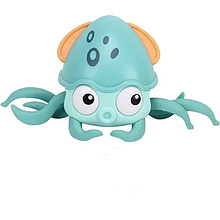 Іграшка восьминіг Octopus (тікаючий восьминіг) інтерактивний зі звуковими ефектами та датчиками перешкод Green