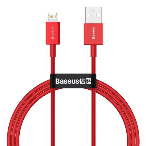 Кабель Baseus Superior Series Fast Charging Lightning 2.4A 1m, Red (CALYS-A09)