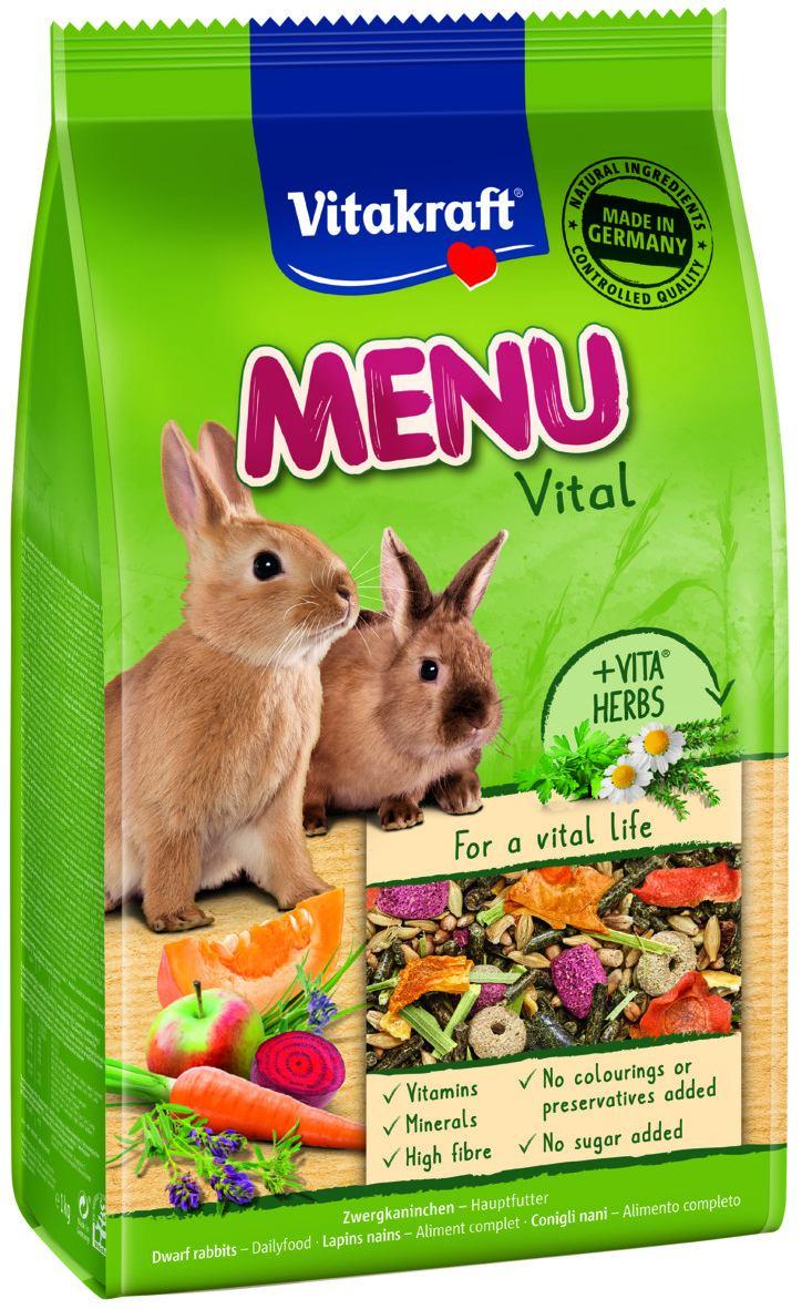 Корм Vitakraft Premium Menu Vital для кроликів, 1 кг СРОК