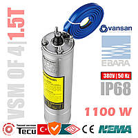 Маслонаповнений занурювальний двигун VANSAN VSM OF 4/1,5T 3~380В (NEMA стандарт)