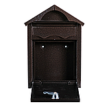 Поштова скринька індивідуальна Галіндустрія СП05 Мідь 275х230х60, фото 4