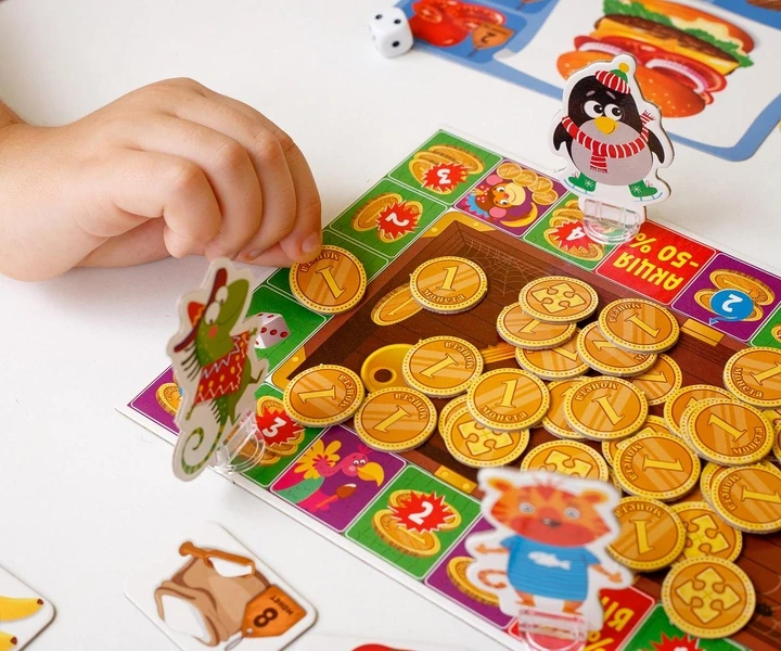 Настільна гра "Зообізнес" Vladi Toys (ігрове поле, картки, фігурки) VT2312-05