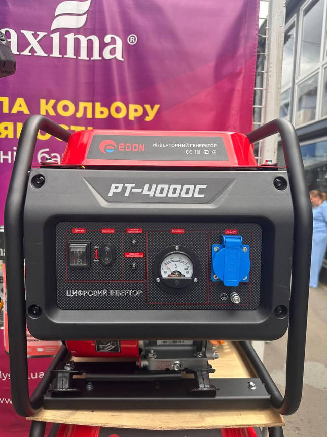 Генератор інверторний бензиновий Edon PT 4000С (3.3 кВт), фото 3