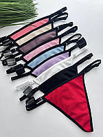 Бавовняні стринги з регулятором