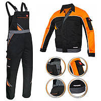 Уніформа роба куртка та напівкомбінезон, робочий костюм, спецодяг робочий, спецівка роба, польша