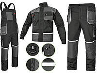 Спецодяг робочий костюм куртка, напівкомбінезон та штани, спецівка чоловіча роба робоча