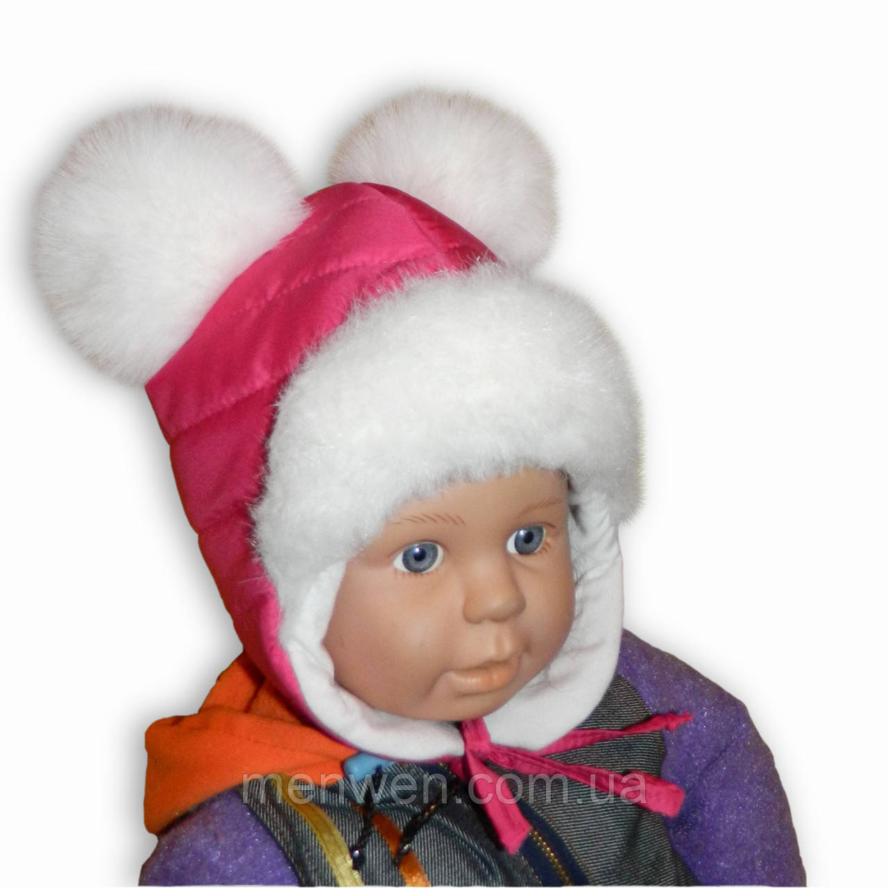 Зимова дитяча шапка, фото 1