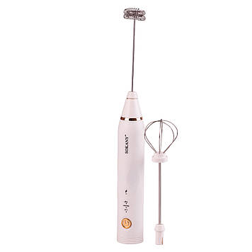 Капучинатор Sokany SK-1772 акумуляторний Білий