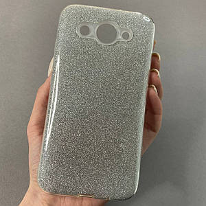 Чохол для Huawei Y3 2017 блискучий чохол на телефон хуавей у3 2017 сріблястий glt