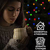 Гірлянда нитка світлодіодна GarlandoPro 190 LED лампочок 18м 8 режимів лед гірлянда W400LEDML, фото 6