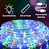 Гірлянда вулична стрічка світлодіодна Дюралайт 900 LED 50м морозостійка прозорий дріт Мультиколор, фото 4