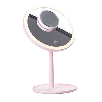 Дзеркало для макіяжу зі збільшенням та підсвіткою Рожевий HP072TD020P