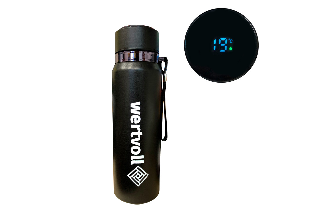 Термос Mastertool 800мл Dream LED чорний (RX-7001BK), фото 1