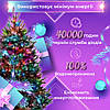 Гірлянда Роса Крапля 100 метров 1000 LED світлодіодна гірлянда в котушці мідний провід 8 функцій + пульт, фото 8