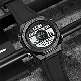Спортивний електронний водонепроникний годинник Skmei 2209BKWT Black-White, фото 2