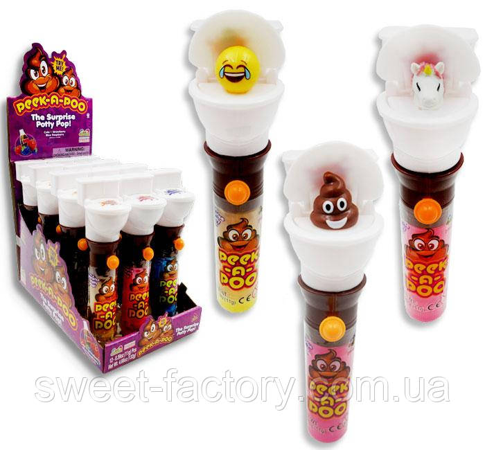 Льодяник Іграшка Kidsmania Pottyplop 11g
