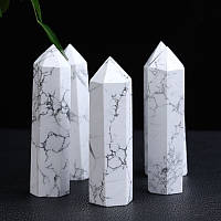 Обеліск Кахолонг, стовпчик або олівець з білого мінералу, вага 40-70 г, висота 7-8 см, натуральний говліт