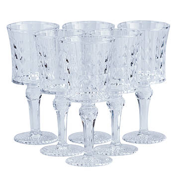 Келихи під вино вінтажні 6 шт по 200 мл HP4158