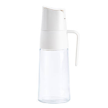 Пляшка дозатор для олії та оцту 600 мл з носиком бежева HP16294