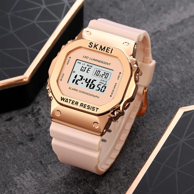 Спортивний електронний годинник Skmei 1851PK Pink