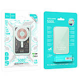 Power Bank Hoco Q14 Ice Crystal PD20W з БЗП 5000 mAh, Синій, фото 3