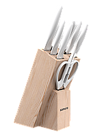 Набір із 7 предметів з підставкою Samura Mojo White (SMJ-0280W)