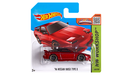 Машинка Базовая Hot Wheels '96 Nissan 180SX Type X Workshop 1:64