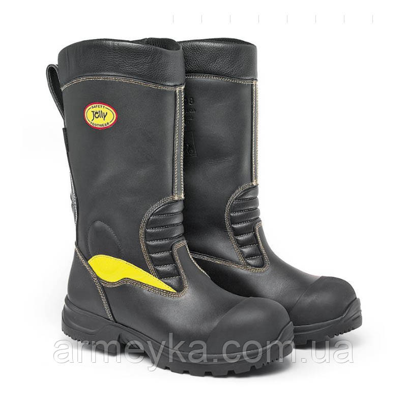 Чоботи вогнетривкі JOLLY 9005G чорний шкіра. Італія, оригінал.